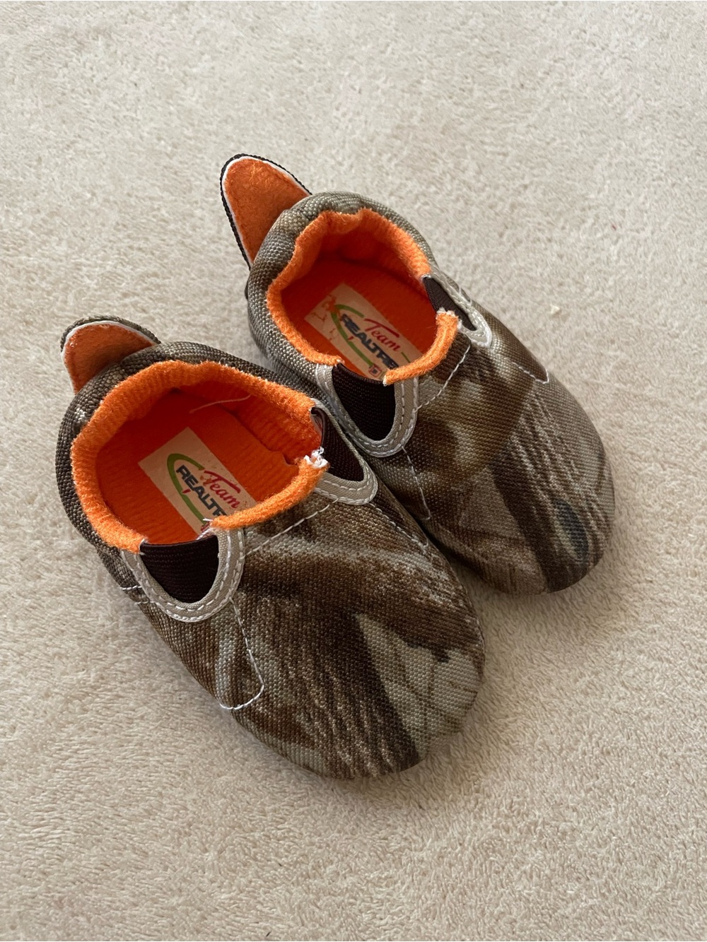 Team Realtree Baby Camo Camouflage Infant Size 3 Shoes